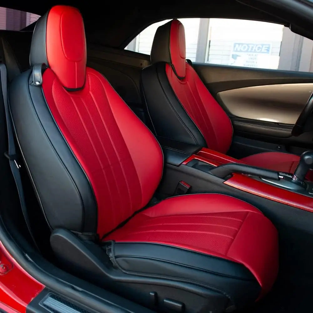 Custom Fit Leather Seat Covers for Chevrolet Camaro