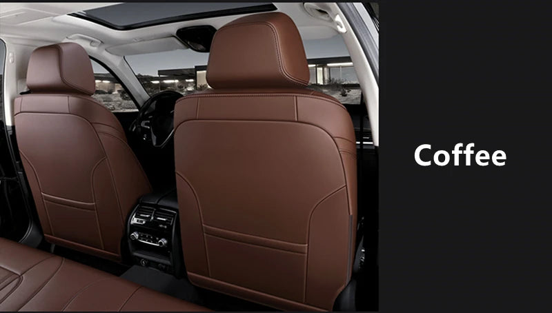 Custom Fit Leather Car Seat Covers for BMW X7 (7 Seats, 3 Rows)