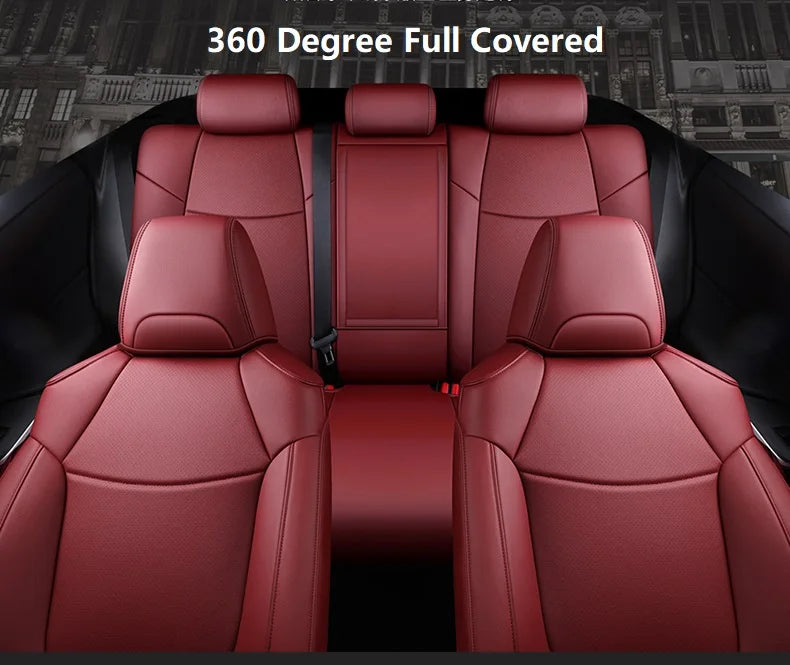 Custom Fit Leather Car Seat Covers for Toyota Corolla