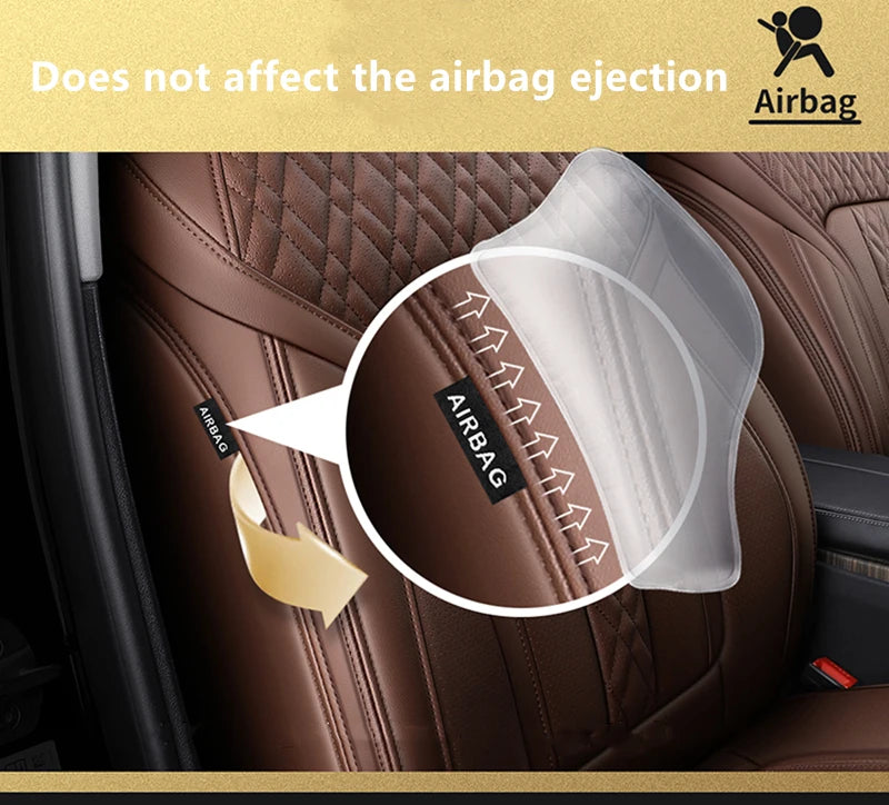 Custom Fit Leather Car Seat Covers for BMW X7 (7 Seats, 3 Rows)