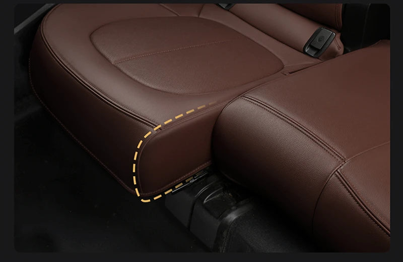Custom Fit Leather Car Seat Covers for BMW X7 (7 Seats, 3 Rows)