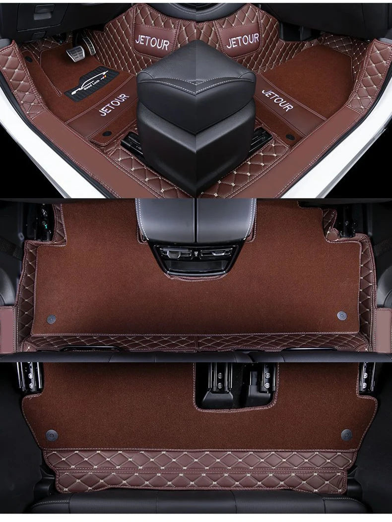 Custom Fit Nappa Leather Floor Mats for JETOUR X70 PLUS / PRO