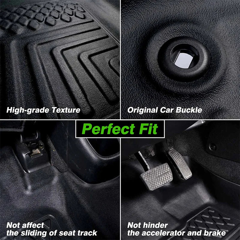Custom Fit TPE Floor Mats for Land Rover Discovery 5 (2017–2020, 7-Seater)