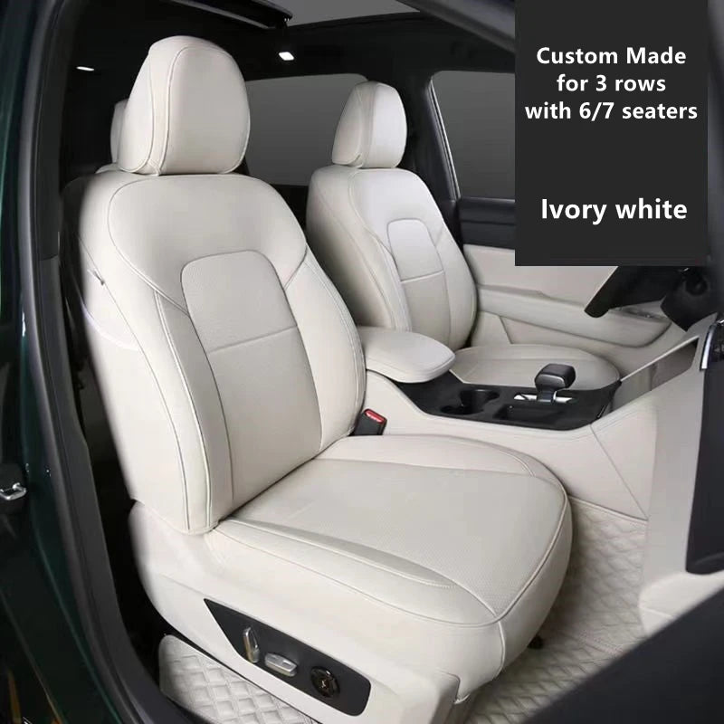 Custom Fit Leather Car Seat Covers for Toyota RAV4