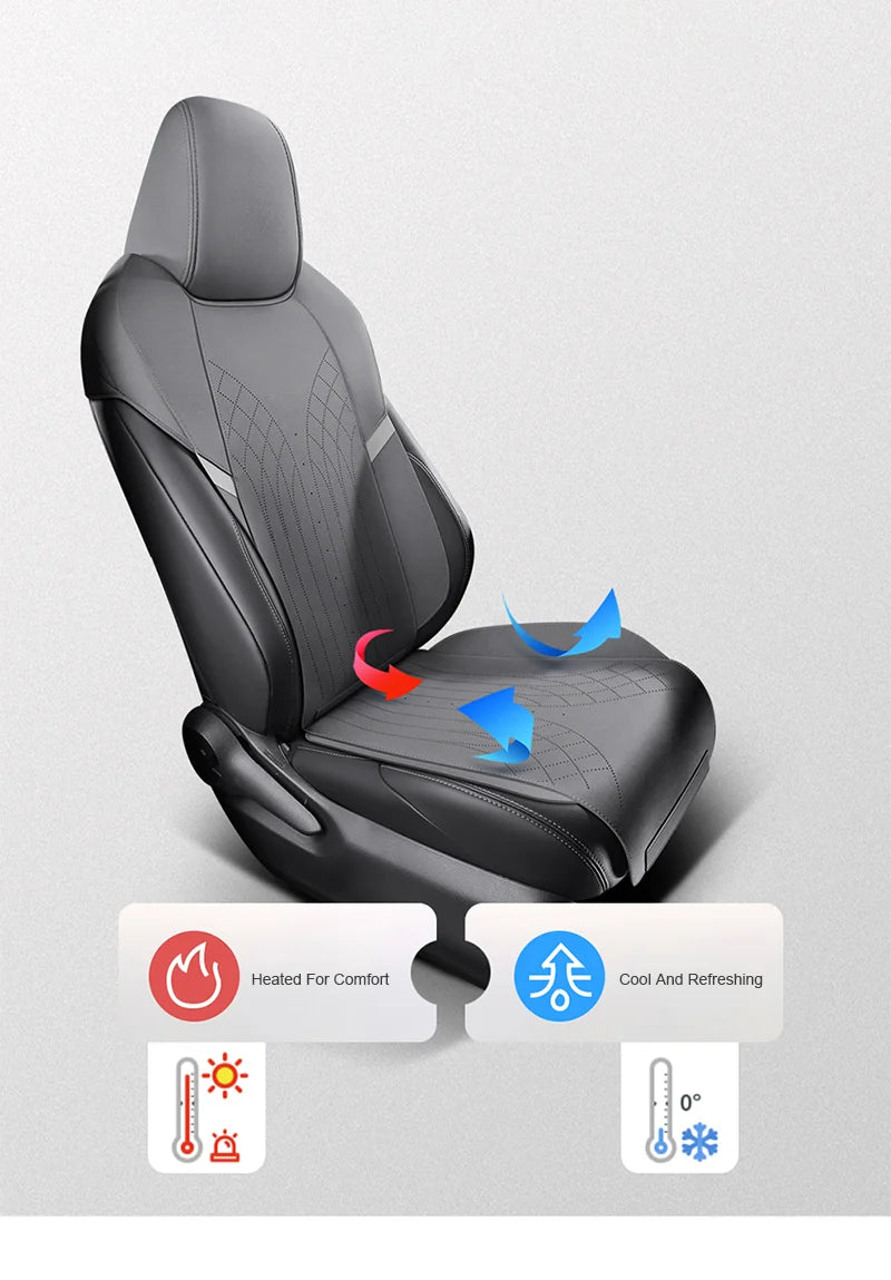Custom Fit Half-Cover Suede Car Seat Covers for Haval Dargo