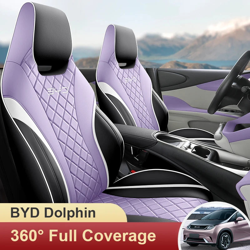 Custom Fit Leather Car Seat Covers for BYD Dolphin