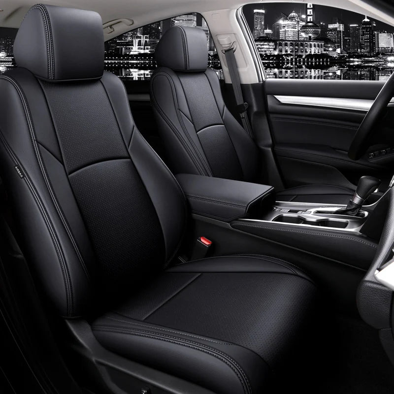 Custom Fit Leather Car Seat Covers for Honda Accord