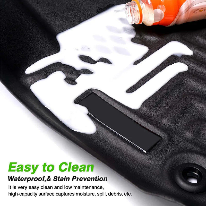 Custom Fit TPE Floor Mats for Land Rover Discovery 5 (2017–2020, 7-Seater)