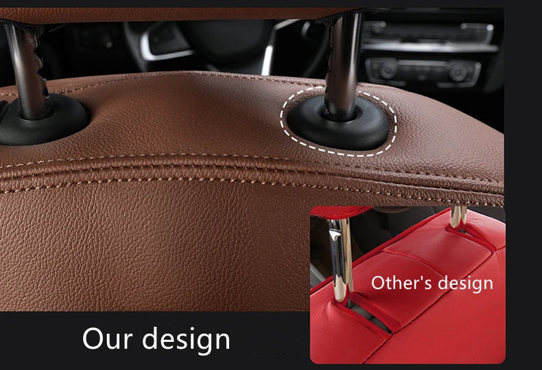 Custom Leather Car Seat Covers for Cadillac CTS (5 Seater)