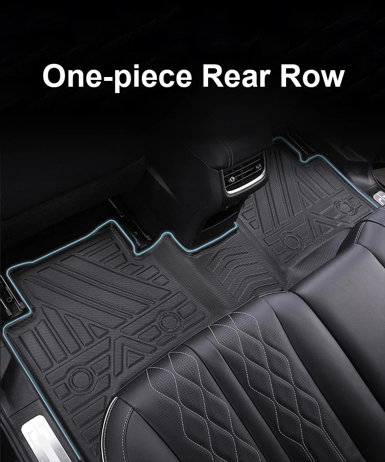 Custom Fit TPE Floor Mats for Land Rover Discovery 5 (2017–2020, 7-Seater)