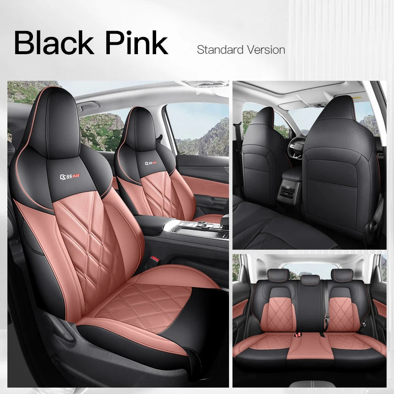 Custom Fit Leather Car Seat Covers for Changan CS55 Plus
