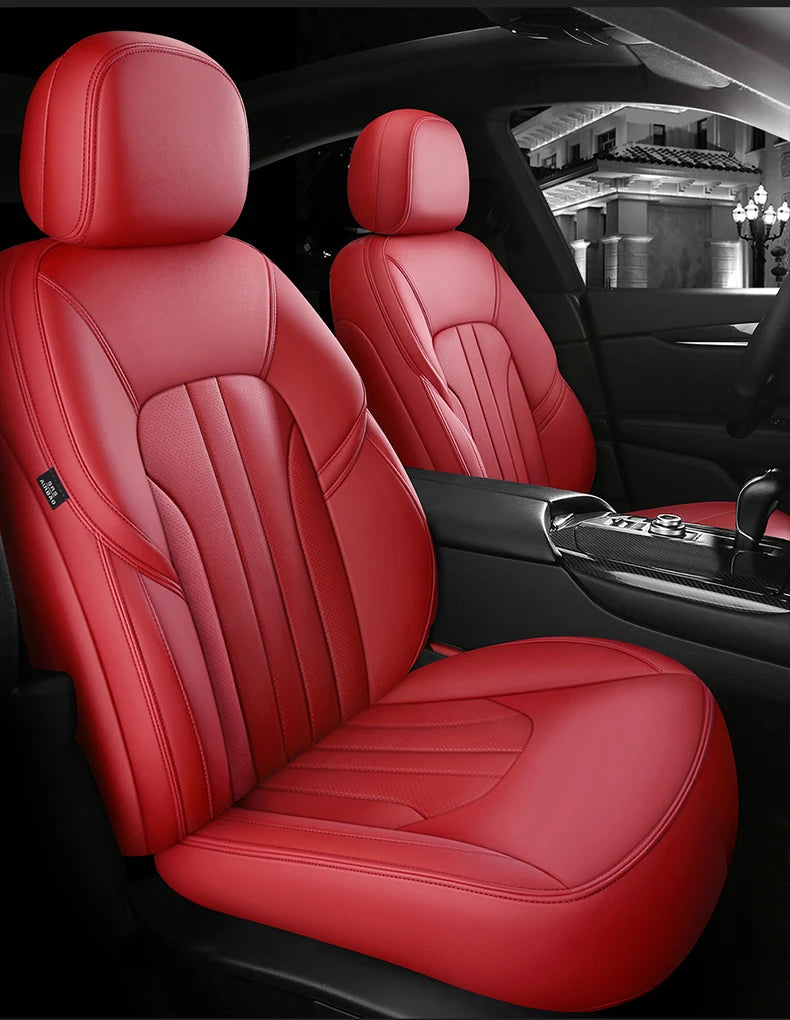 Custom Fit Leather Car Seat Covers for Maserati Levante
