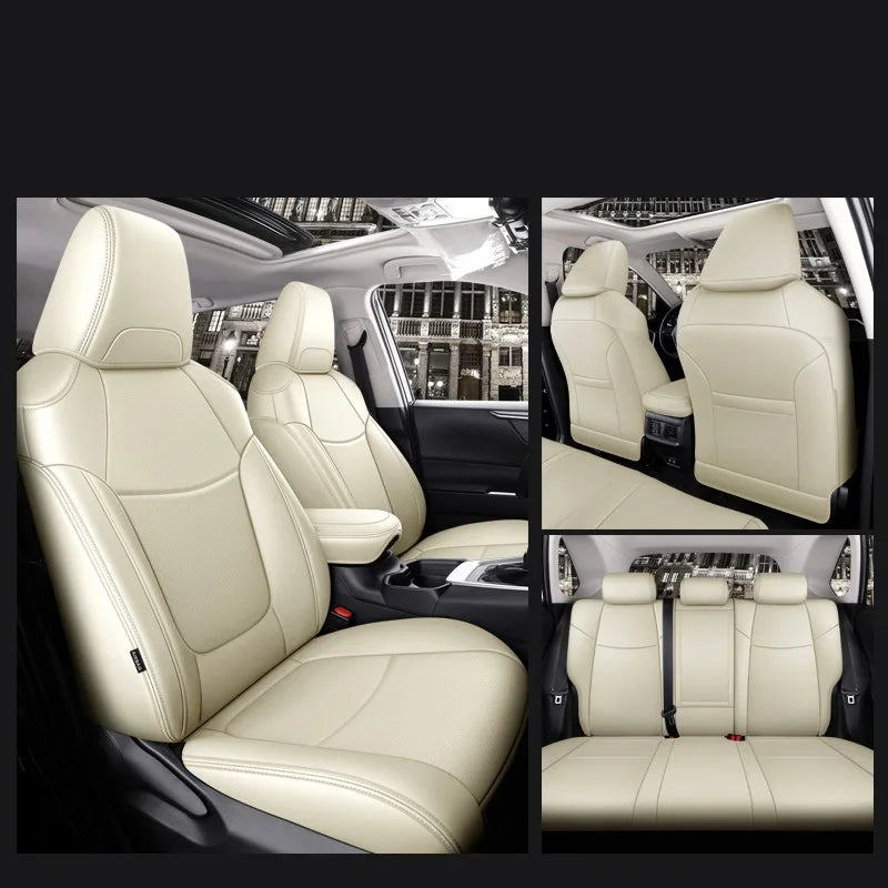 Custom Fit Leather Car Seat Covers for Toyota RAV4