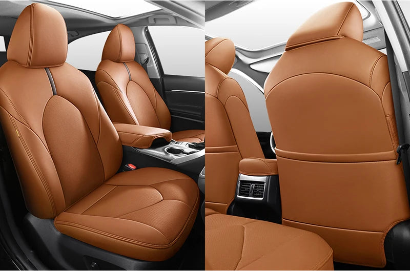 Custom Fit Leather Car Seat Covers for Toyota Camry