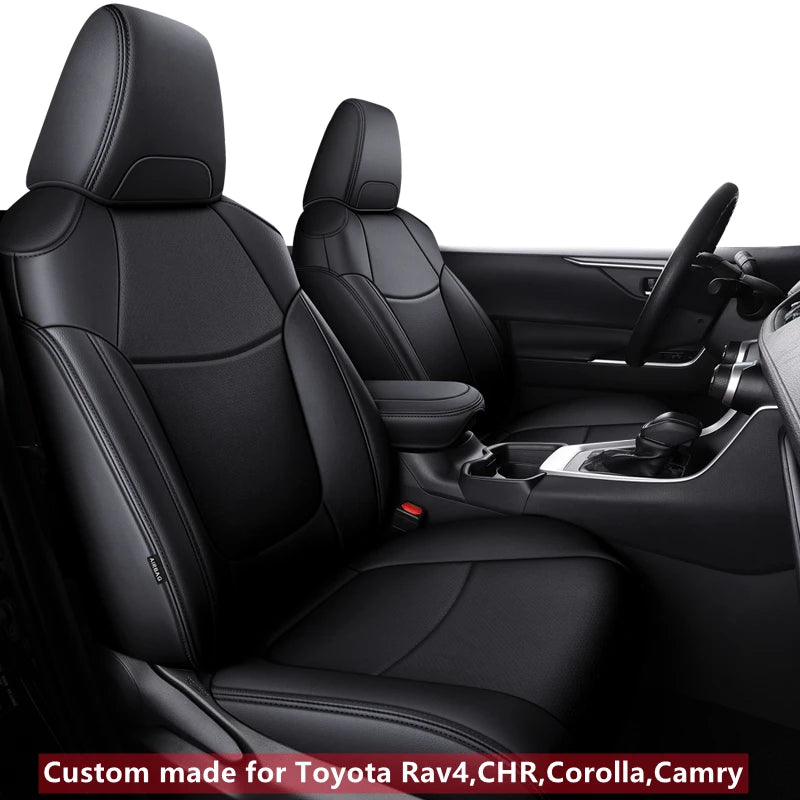 Custom Fit Leather Car Seat Covers for Toyota RAV4