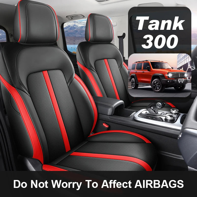 Custom Fit Leather Car Seat Covers for Tank 300 SUV