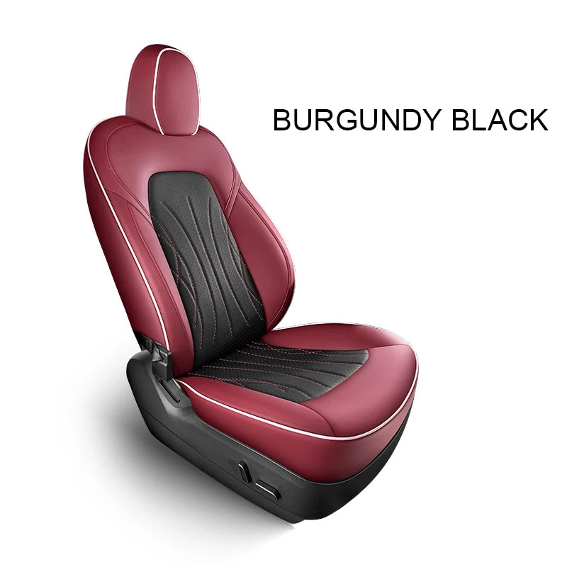 Custom Ventilated Cooling Seat Cushion with 10 Fans for Tesla Model Y - Full Surround