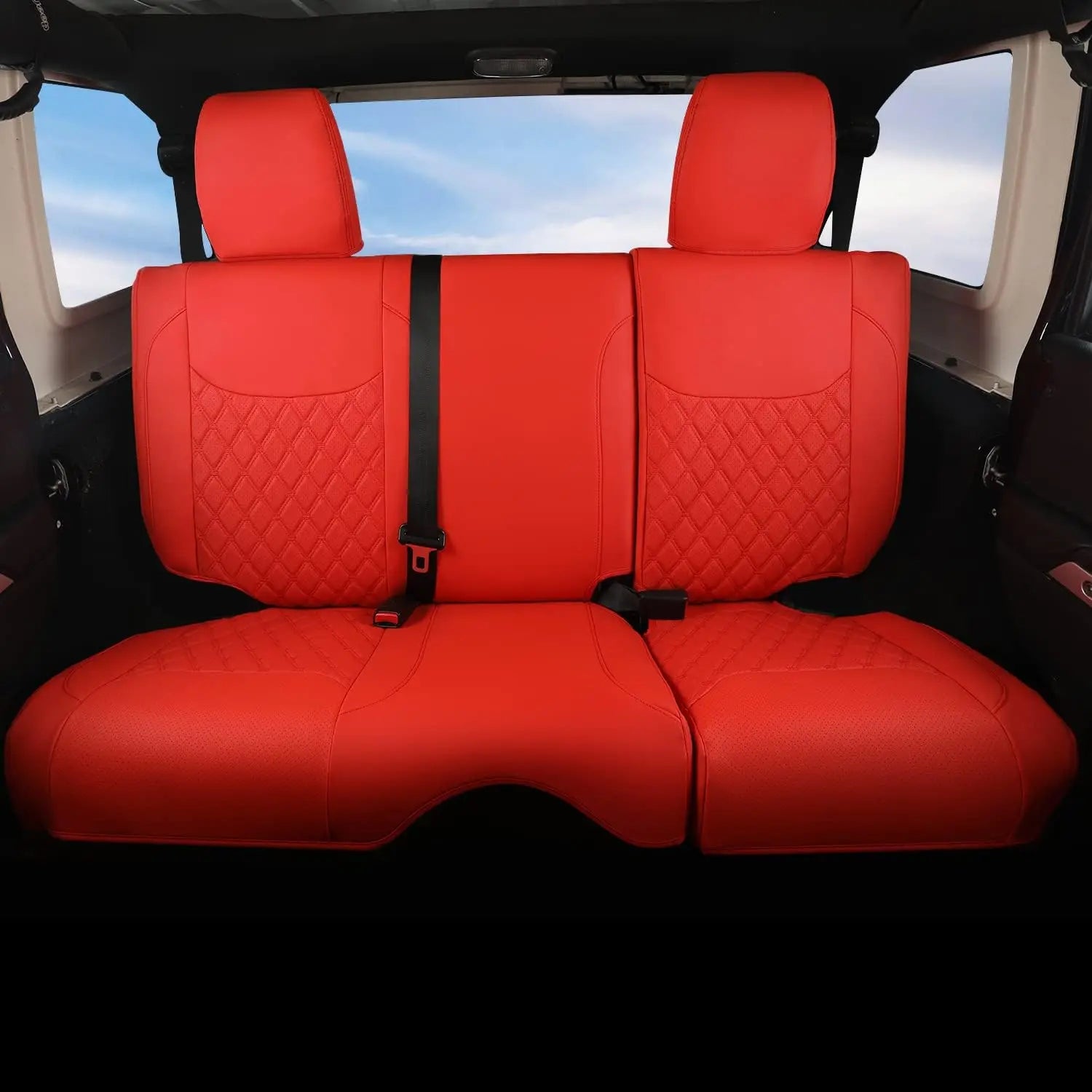 Custom Fit Leather Car Seat Covers for Jeep Wrangler (2007–2017)