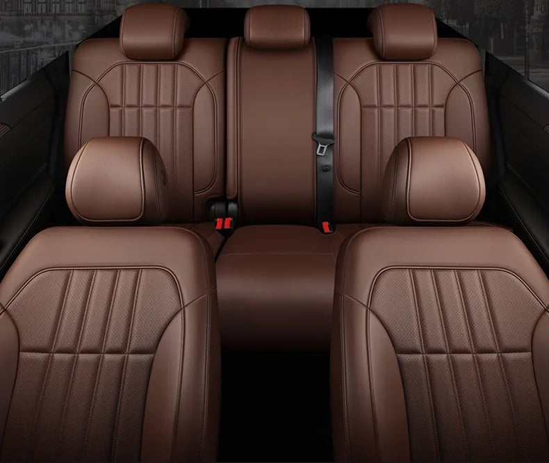 Custom Fit Leather Car Seat Covers for Mercedes-Benz W214