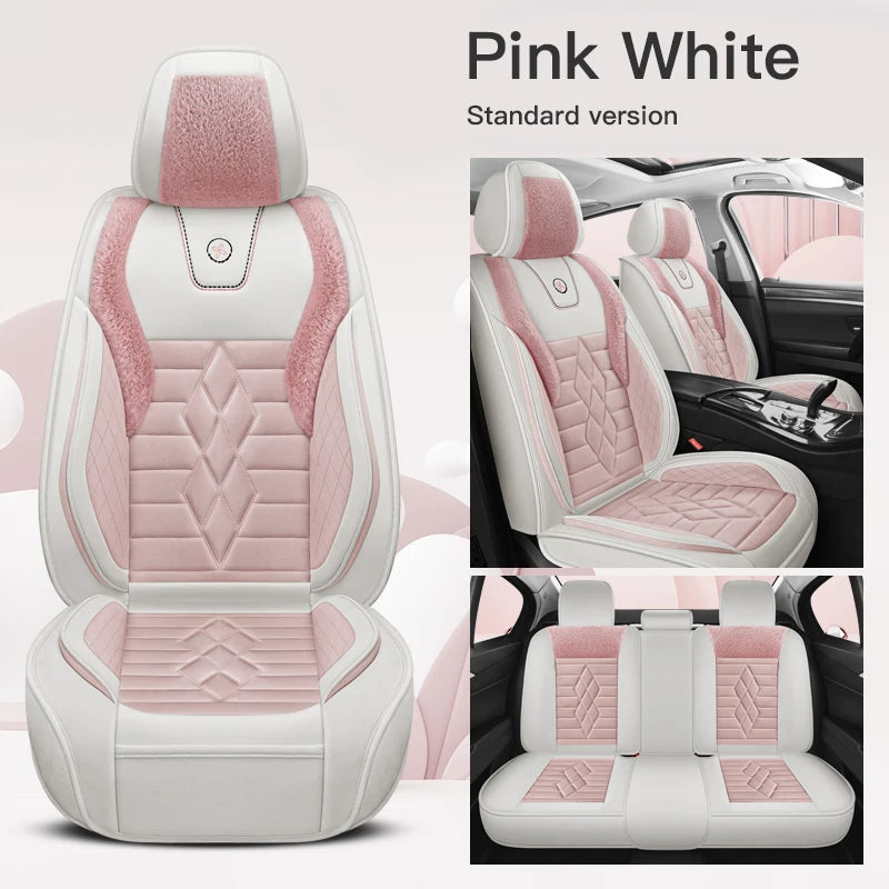 Durable Pink Seat Covers for Winter – SUV Sedan