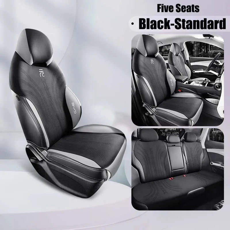 Custom Half-Cover Suede Leather Seat Cushion Pads for BYD Atto 3 / Yuan Plus