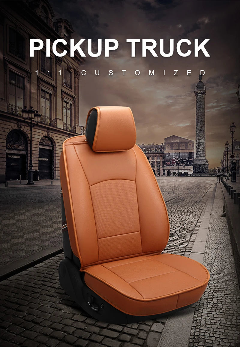 Custom Fit Leather Car Seat Covers for Chevrolet Colorado (2015–2022)