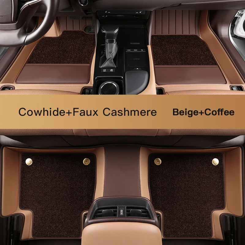 Custom Fit Leather Floor Mats for Chevrolet Camaro