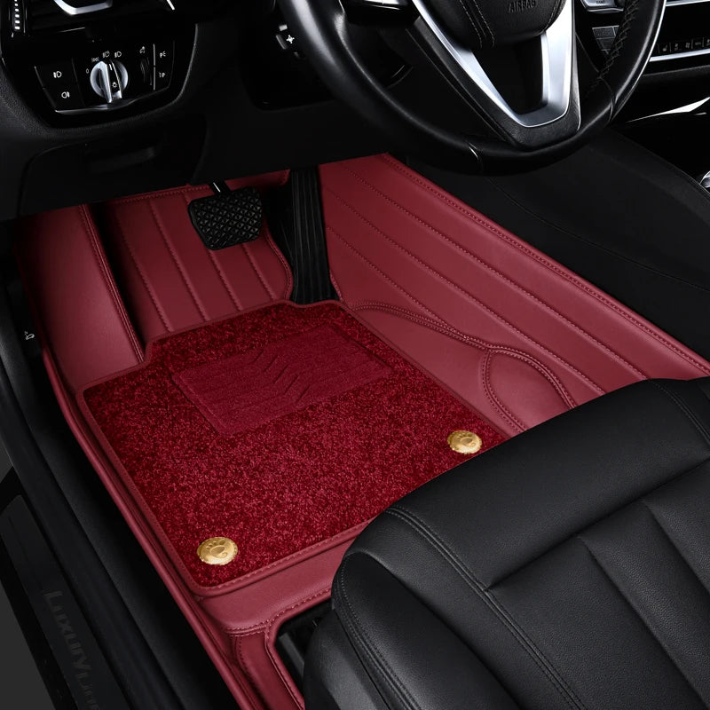 Custom Fit Leather Floor Mats for Chevrolet Camaro