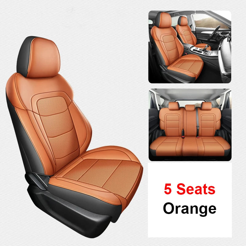 Custom Fit Leather Car Seat Covers for Jetour X70 / X70 PLUS