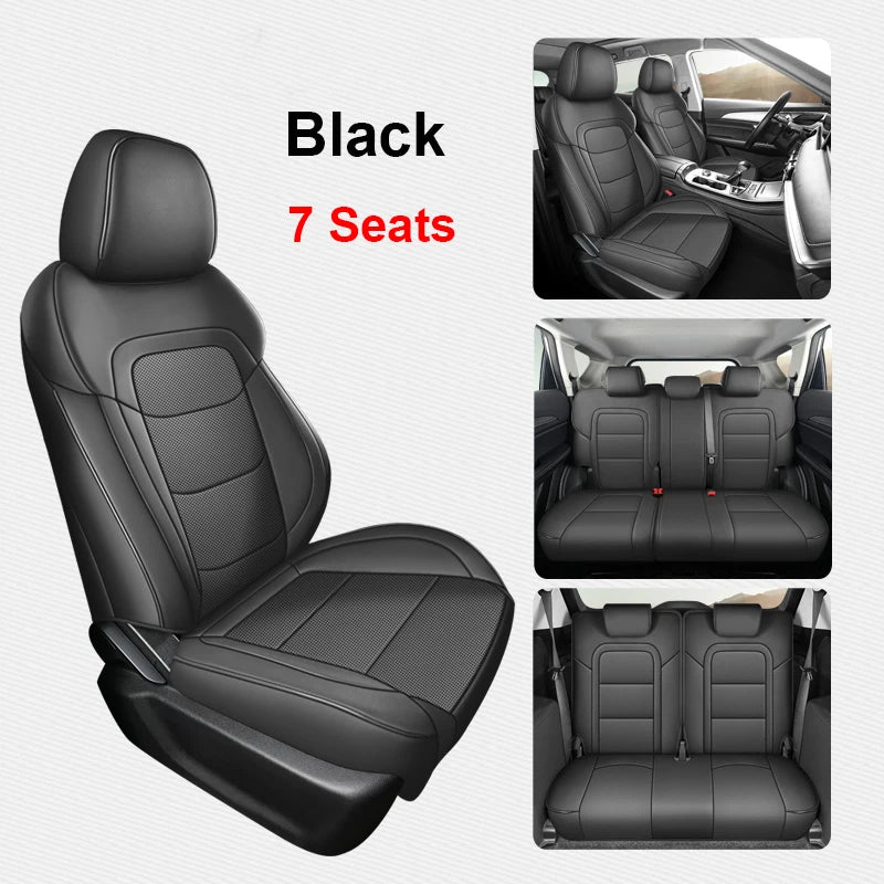 Custom Fit Leather Car Seat Covers for Jetour X70 / X70 PLUS