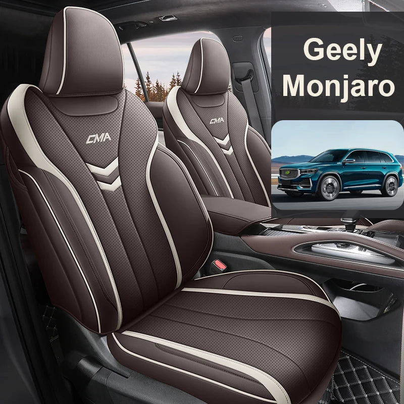 Custom Fit Leather Car Seat Covers for Geely Monjaro