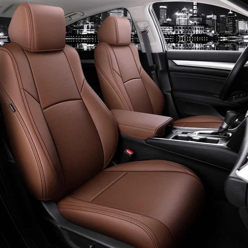 Custom Fit Leather Car Seat Covers for Honda Accord
