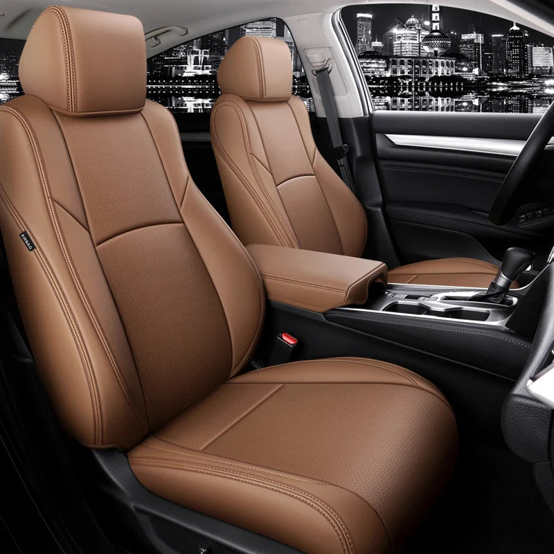 Custom Fit Leather Car Seat Covers for Honda Accord
