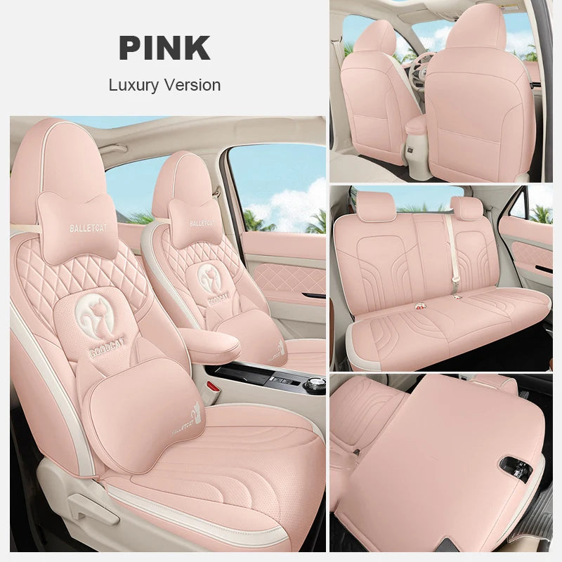 Custom Fit Leather Car Seat Covers for GWM Ora 03