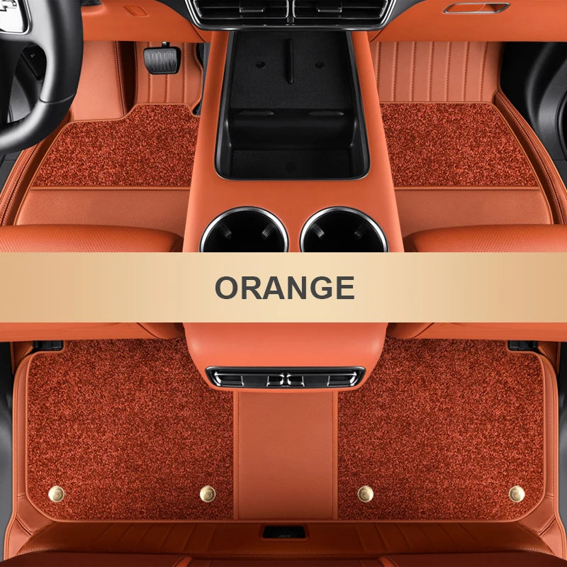 Custom Fit Leather Floor Mats for Chevrolet Camaro