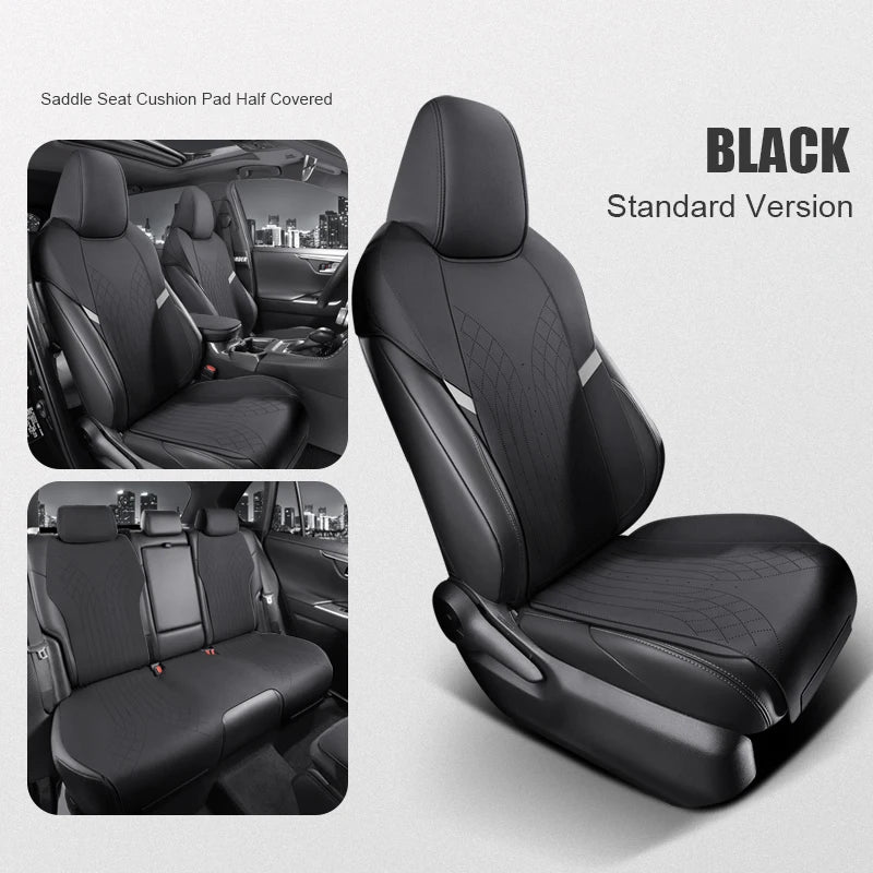 Custom Fit Half-Cover Suede Car Seat Cushion Pads for Toyota RAV4