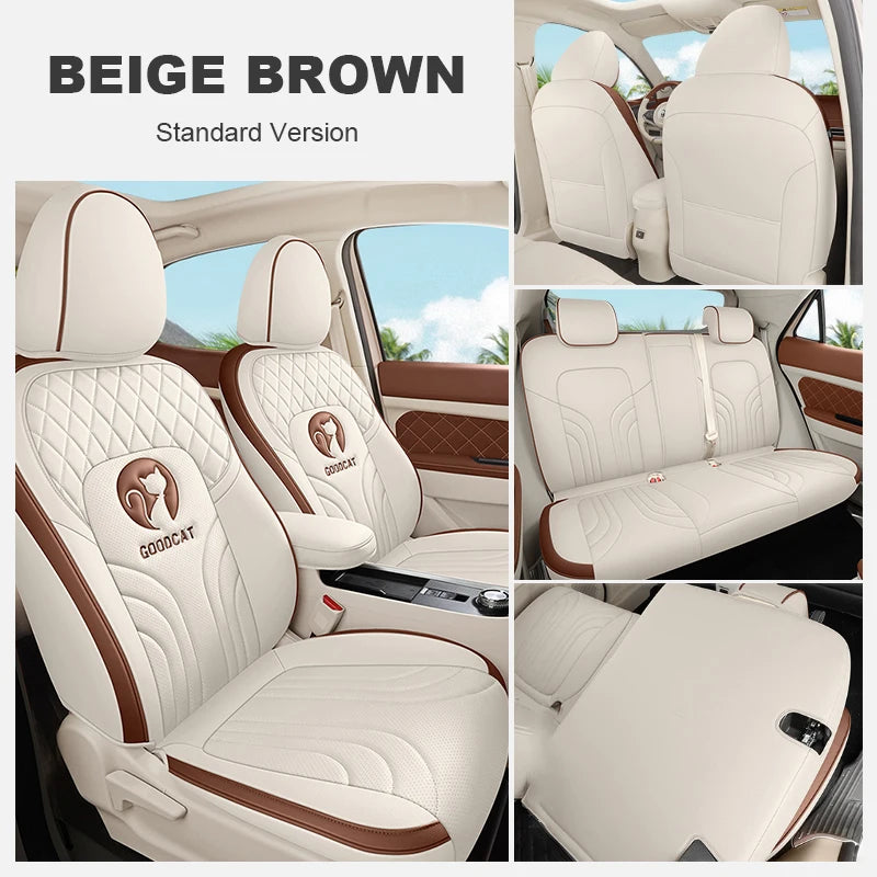 Custom Fit Leather Car Seat Covers for GWM Ora 03