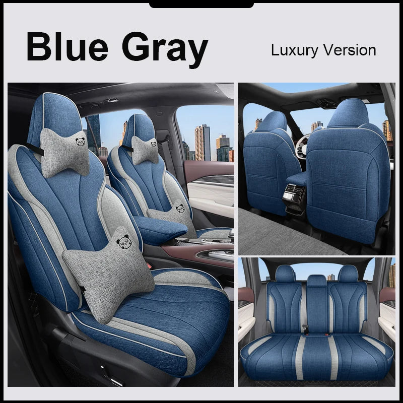 Custom Fit Flax Car Seat Covers for Geely Monjaro