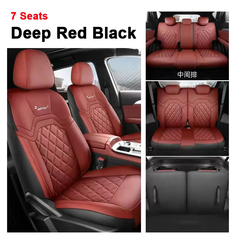 Custom Fit Leather Car Seat Covers for Jetour X90 Plus