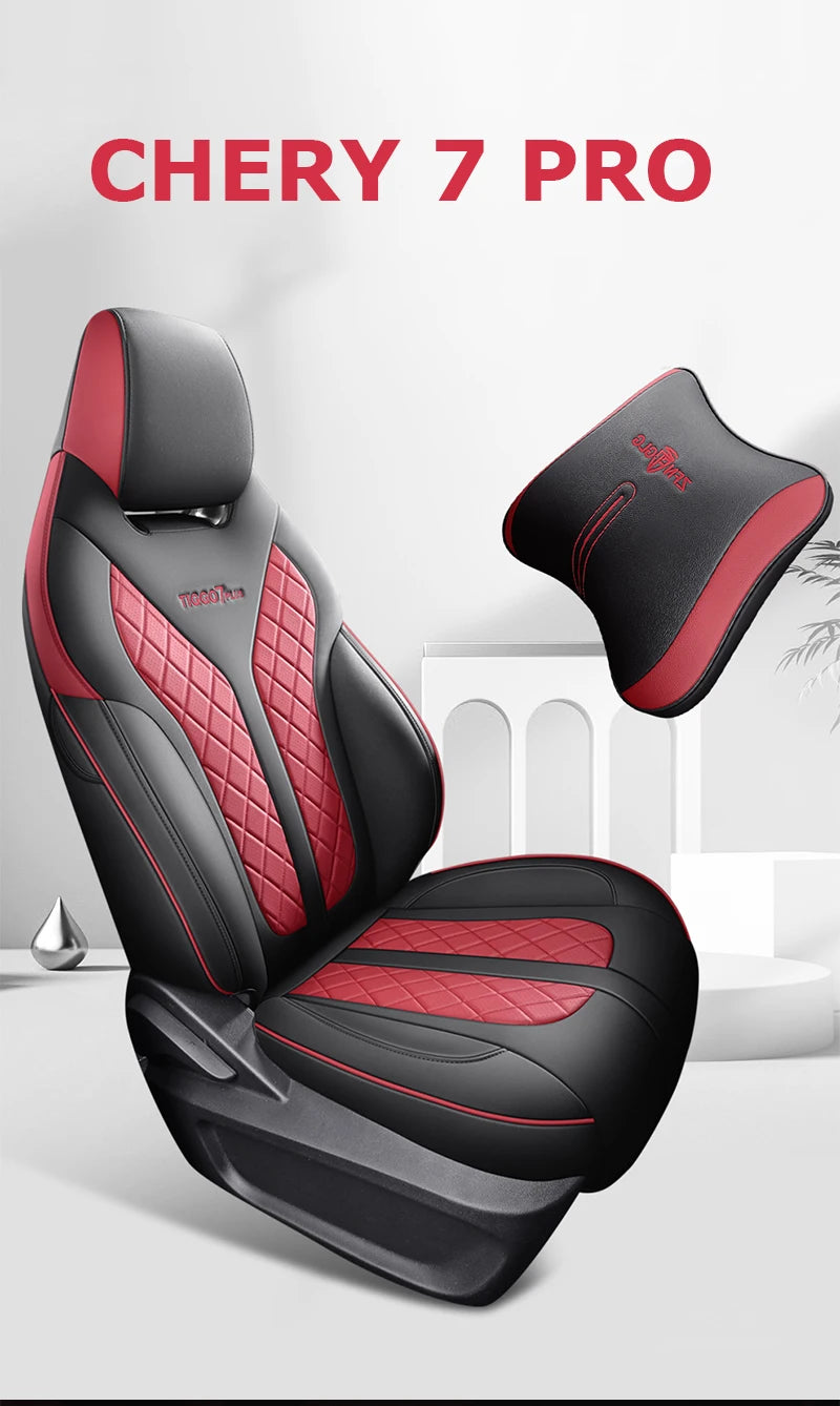 Custom Fit Leather Car Seat Covers for Chery Tiggo 7 Pro (2023–2024)