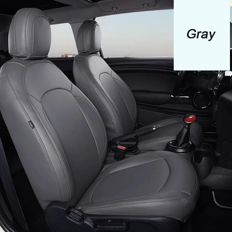 Custom Fit Leather Car Seat Covers for BMW Mini Cooper