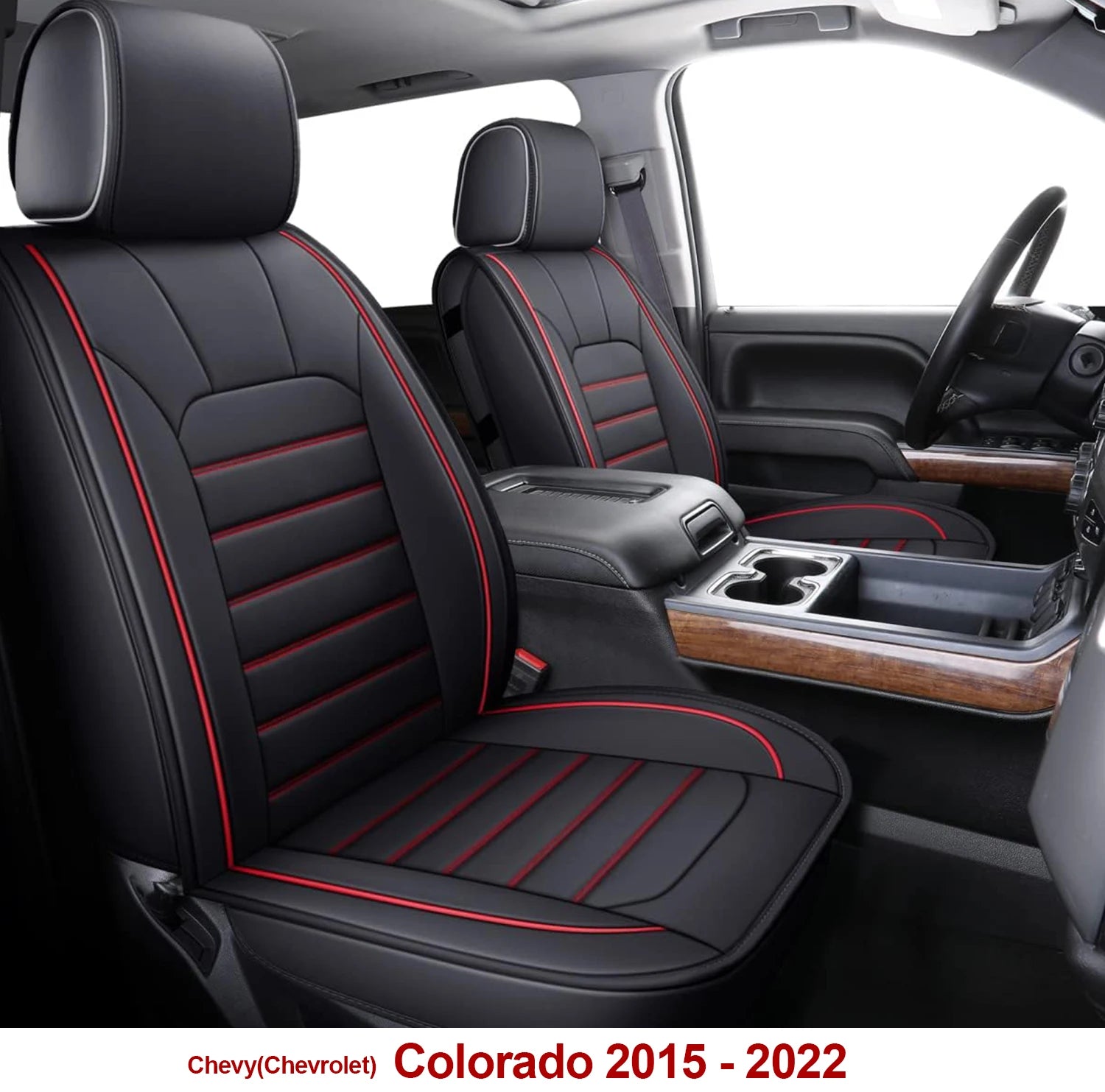 Custom Fit Leather Car Seat Covers for Chevrolet Colorado (2015–2024)