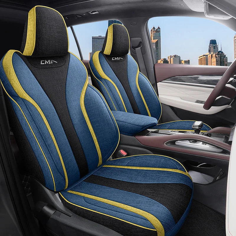 Custom Fit Flax Car Seat Covers for Geely Monjaro