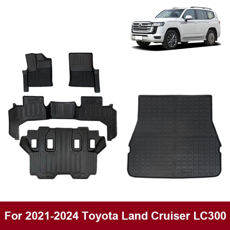 Custom Fit TPE Floor Mats for Toyota Land Cruiser LC300