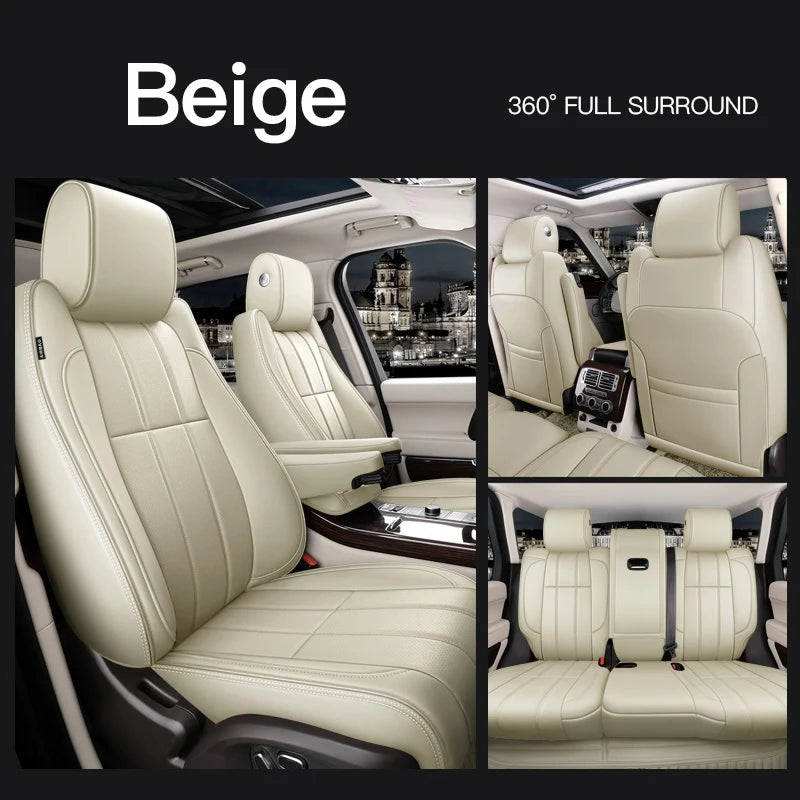 Custom Fit Leather Car Seat Covers for Range Rover Sport