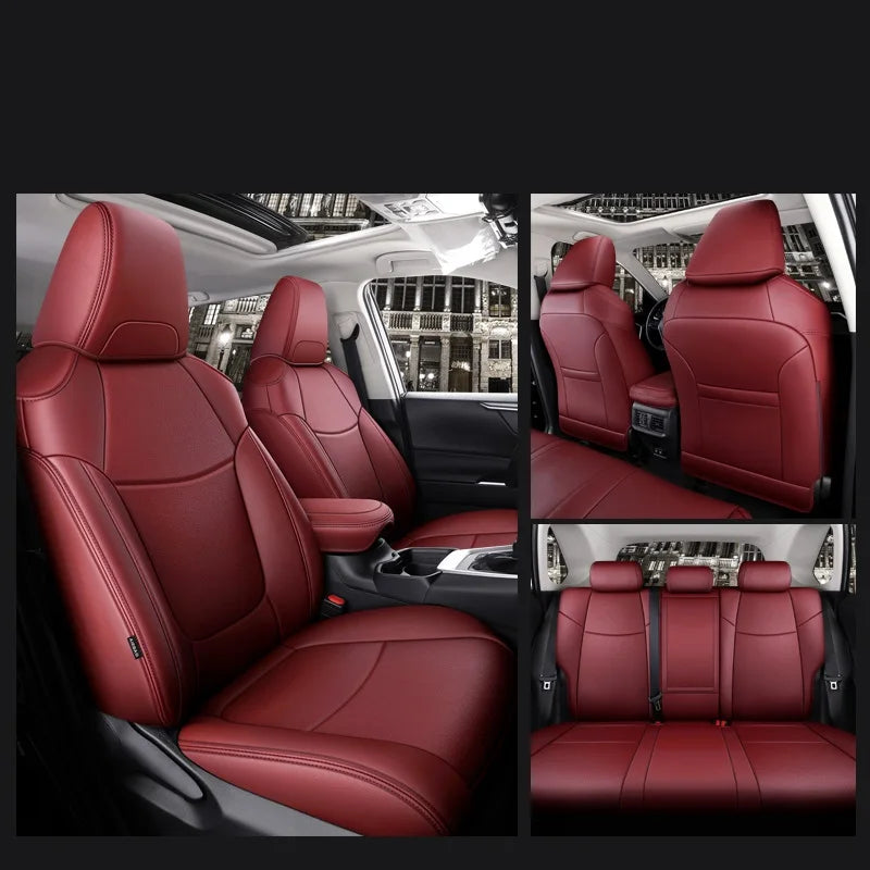 Custom Fit Leather Car Seat Covers for Toyota RAV4