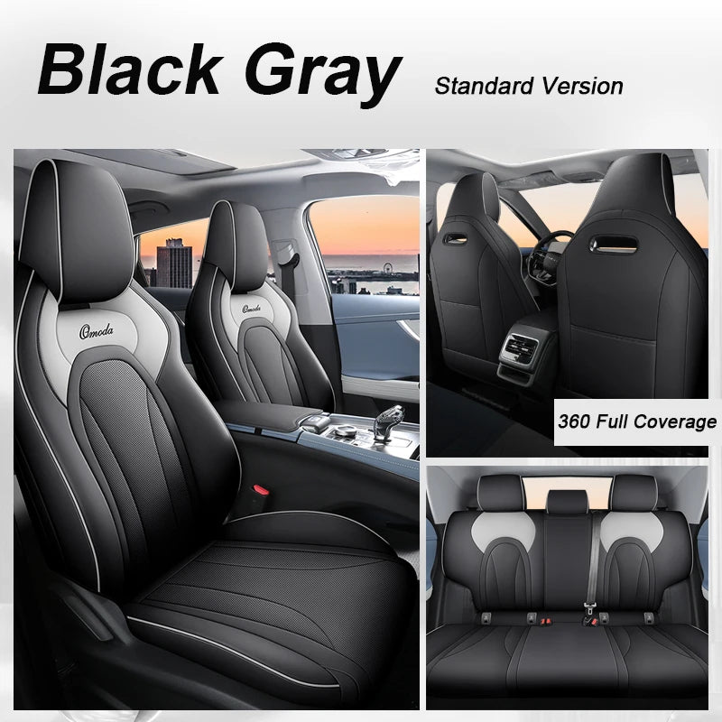 Custom Fit Leather Car Seat Covers for Chery Omoda 05