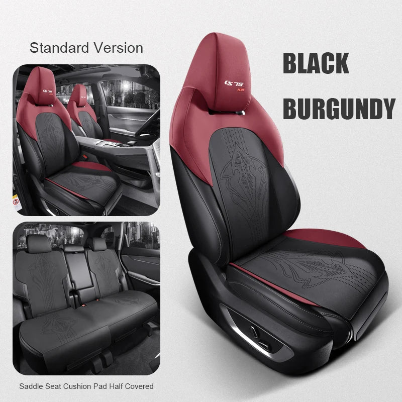 Custom Fit Half-Cover Suede Car Seat Covers for Changan CS75 PLUS