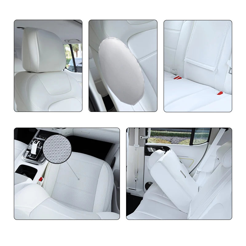 Custom Fit Leather Car Seat Covers for Tank 500 – 5-Seater
