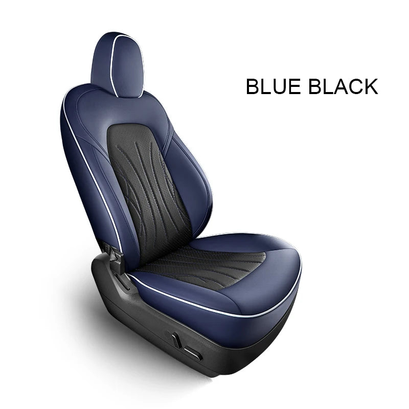 Custom Ventilated Cooling Seat Cushion with 10 Fans for Tesla Model Y - Full Surround
